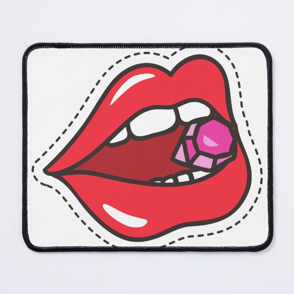 Item preview, Shiny Lips with Diamond Candy – Bold and Playful Design designed and sold by Carolina Carvajal.