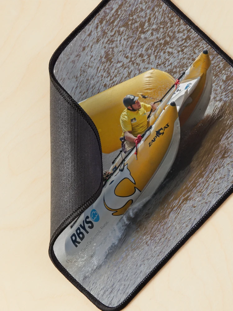 Thumbnail 2 of 5, Mouse Pad, High-Speed Inflatable Boat Racing designed and sold by David Patterson.