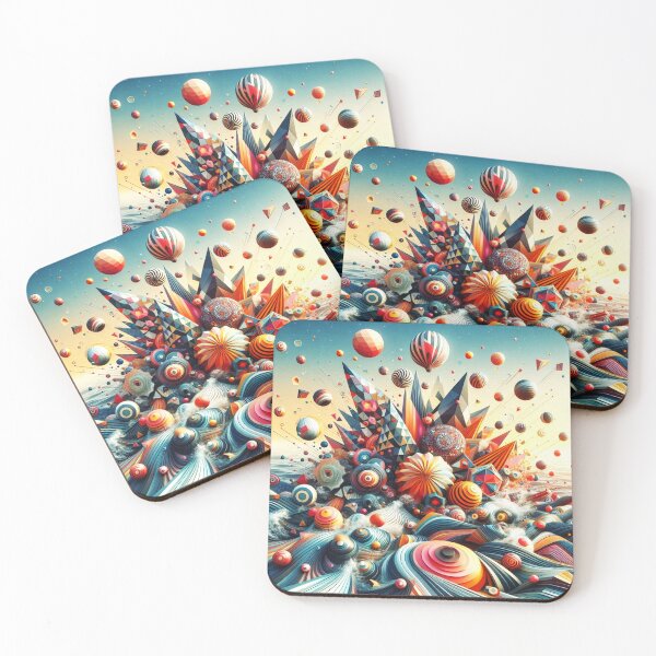 Item preview, colorful geometric decorative shapes designed and sold by Dogandesighn.