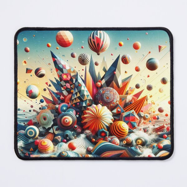 Item preview, colorful geometric decorative shapes designed and sold by Dogandesighn.