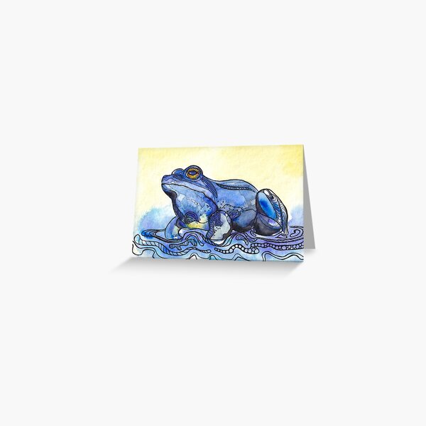 Item preview, Moorfrosch2 watercolor designed and sold by EwieEnte.