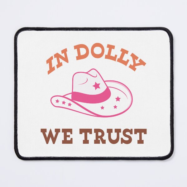 Item preview, Retro Cowgirl Vibes: In Dolly We Trust Hat Design designed and sold by Timegraf.