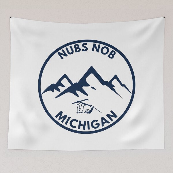 Item preview, Nubs Nob Ski Resort Michigan Mountains  designed and sold by karmdaf.