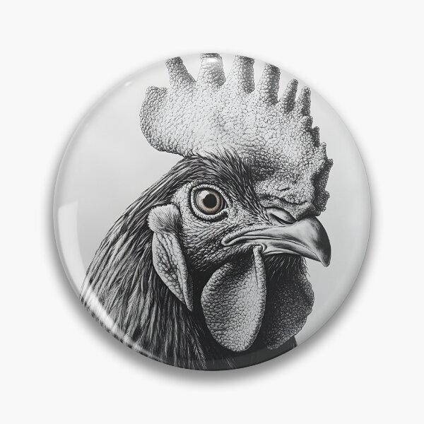 Item preview, Realistic Rooster pencil drawing designed and sold by Pencil-Art.