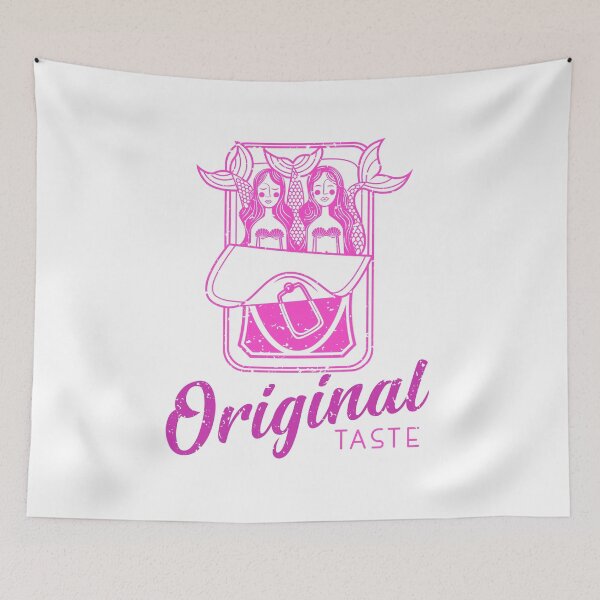 Item preview, Mermaids Sardine. Original Taste. Pink designed and sold by Cristina Galerina.