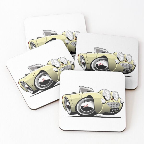 Item preview, Frogeye Sprite caricature Primrose designed and sold by car2oonz.