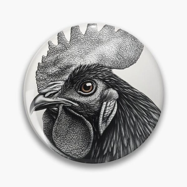 Item preview, Realistic Rooster pencil drawing designed and sold by Pencil-Art.