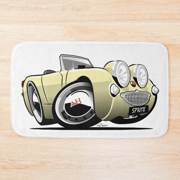 Item preview, Frogeye Sprite caricature Primrose designed and sold by car2oonz.