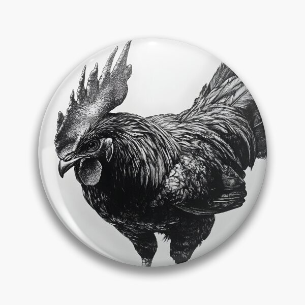 Item preview, Realistic Rooster pencil drawing designed and sold by Pencil-Art.