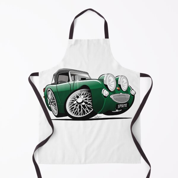 Item preview, Frogeye Sprite caricature BRG designed and sold by car2oonz.