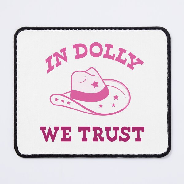 Item preview, Retro Cowgirl Vibes: In Dolly We Trust Hat Design designed and sold by Timegraf.
