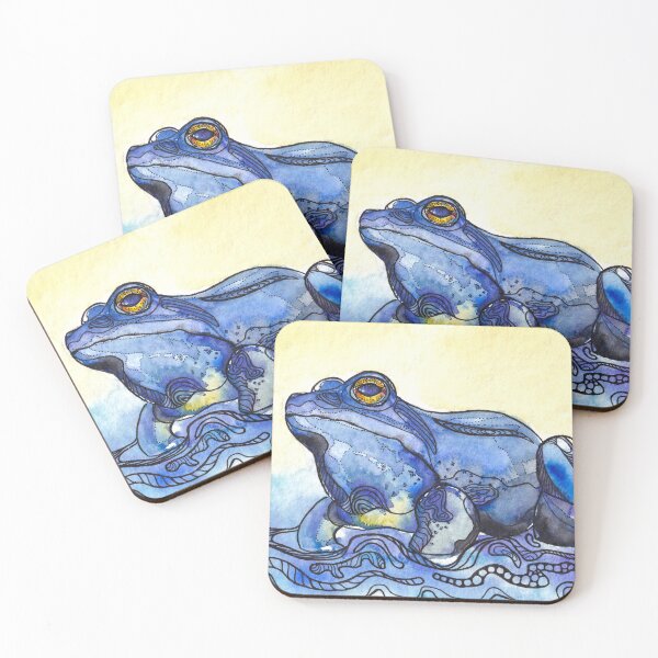 Item preview, Moorfrosch2 watercolor designed and sold by EwieEnte.