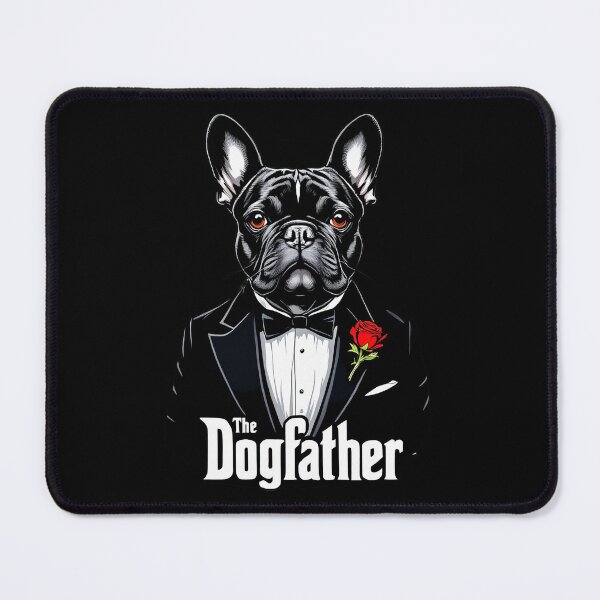 Item preview, The Dogfather – Funny French Bulldog Mafia Parody Design designed and sold by Aredbox.