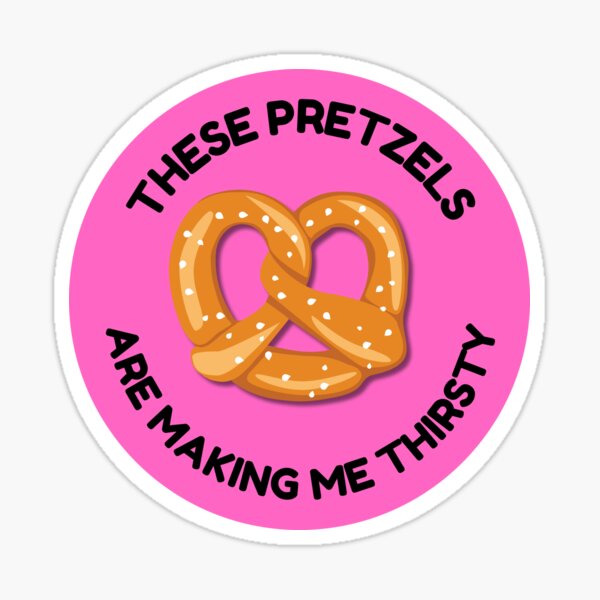 Vista previa del artículo con la obra «Pretzels», diseñado y vendido por aspiralnotebook.