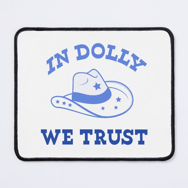 Item preview, Retro Cowgirl Vibes: In Dolly We Trust Hat Design designed and sold by Timegraf.