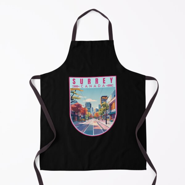 Item preview, Surrey in British Columbia Canada Retro Travel Art Landscape designed and sold by MaateoDesign.