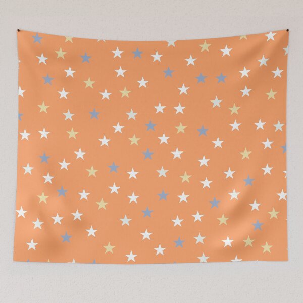 Item preview, Peach Pastel Background With Stars designed and sold by Vic Torys ☆.