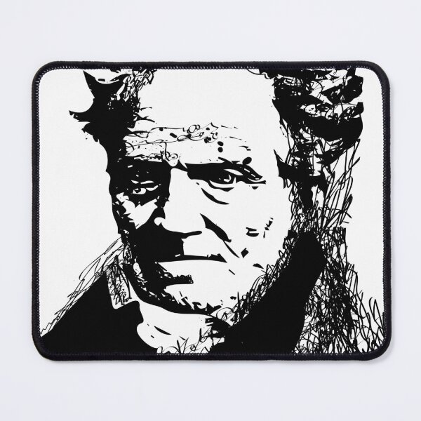 Item preview, Arthur Schopenhauer Pencil Portrait designed and sold by umayana.art.