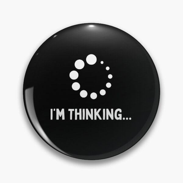 Item preview, I'm thinking t-shirt - funny gift designed and sold by Textees25.