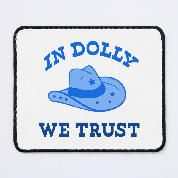 Item preview, Retro Cowgirl Vibes: In Dolly We Trust Hat Design designed and sold by Timegraf.