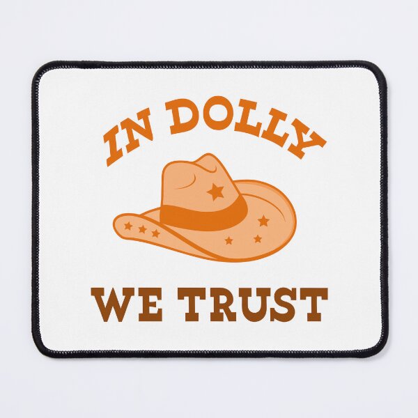 Item preview, Retro Cowgirl Vibes: In Dolly We Trust Hat Design designed and sold by Timegraf.