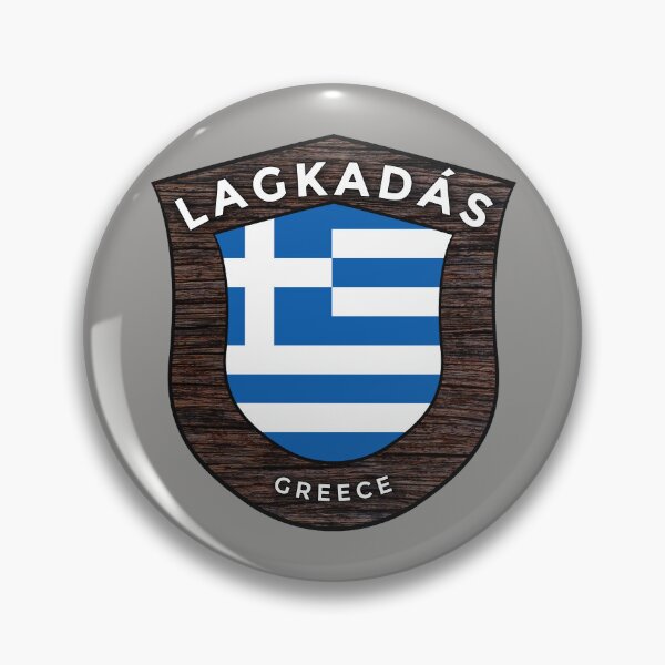 Item preview, Lagkadás Greece Emblem Flag designed and sold by World Designs.