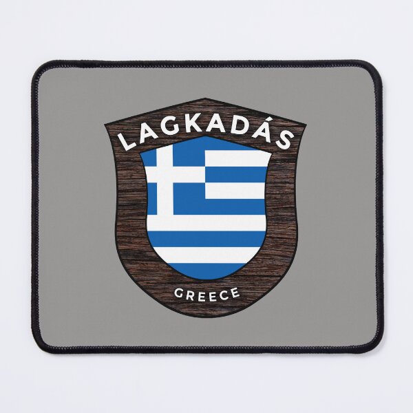 Item preview, Lagkadás Greece Emblem Flag designed and sold by World Designs.