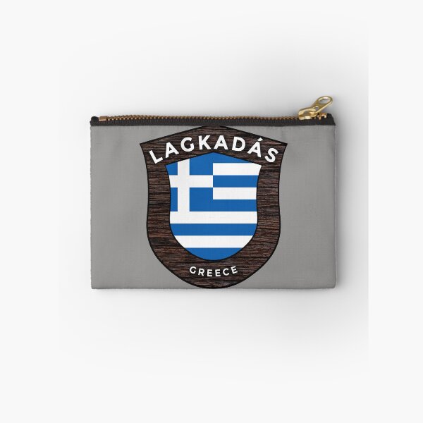 Item preview, Lagkadás Greece Emblem Flag designed and sold by World Designs.