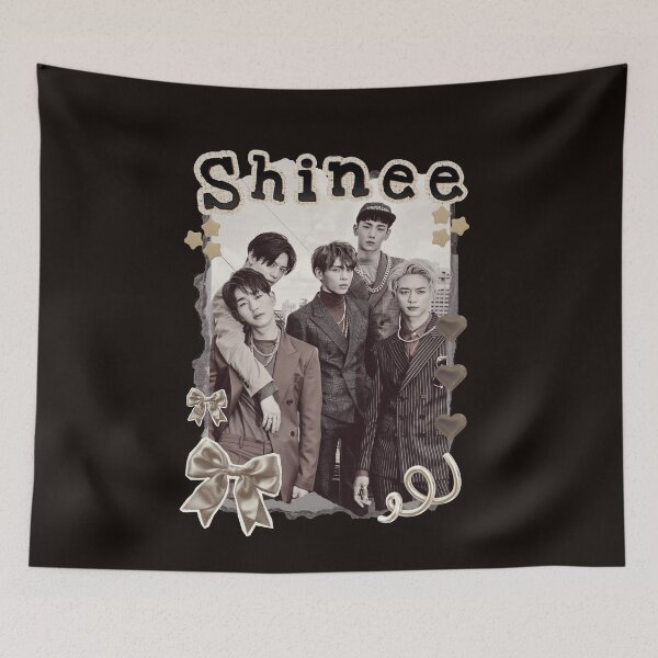Item preview, SHINee Scrapbook Collage: Cozy Gold Y2K Preppy Vintage Design designed and sold by HELL0WBELLO.