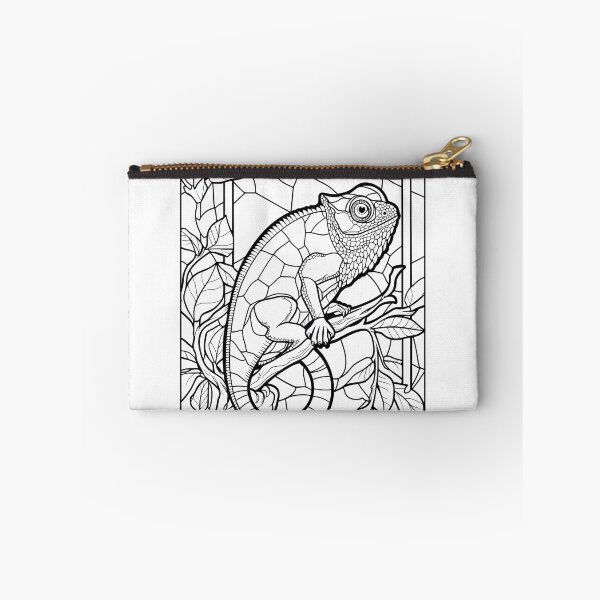 Item preview, Chameleon Coloring Page Pattern  designed and sold by DavidColoring.