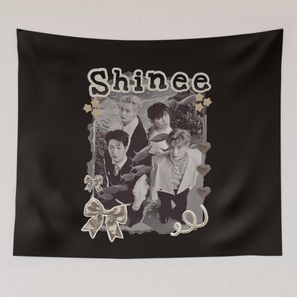 Item preview, SHINee Scrapbook Collage: Cozy Gold Y2K Preppy Vintage Design designed and sold by HELL0WBELLO.