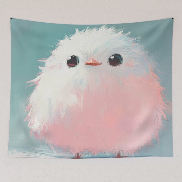 Item preview, Fluffy bird designed and sold by XYZish.