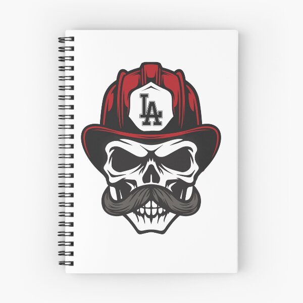 Item preview, LAFD Mustache Skull  designed and sold by DumbdogApparel.