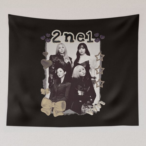 Item preview, 2NE1 Scrapbook Collage: Cozy Gold Y2K Preppy Vintage Design designed and sold by HELL0WBELLO.