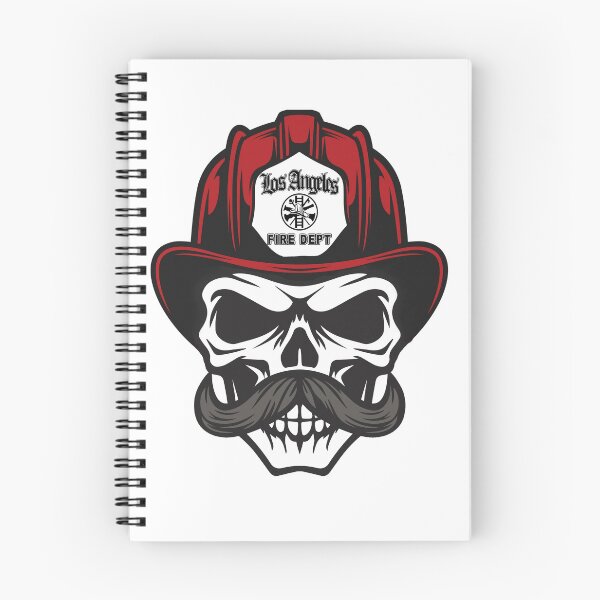 Item preview, LAFD  Los Angeles Mustache Skull designed and sold by DumbdogApparel.