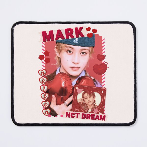 Item preview, NCT DREAM Red Y2K Preppy Mark Scrapbook Collage Design designed and sold by HELL0WBELLO.