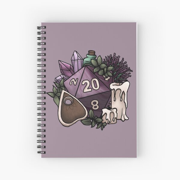 Item preview, Witchy D20 Tabletop RPG Gaming Dice designed and sold by Kiel Chenier + Cassidy June Art.