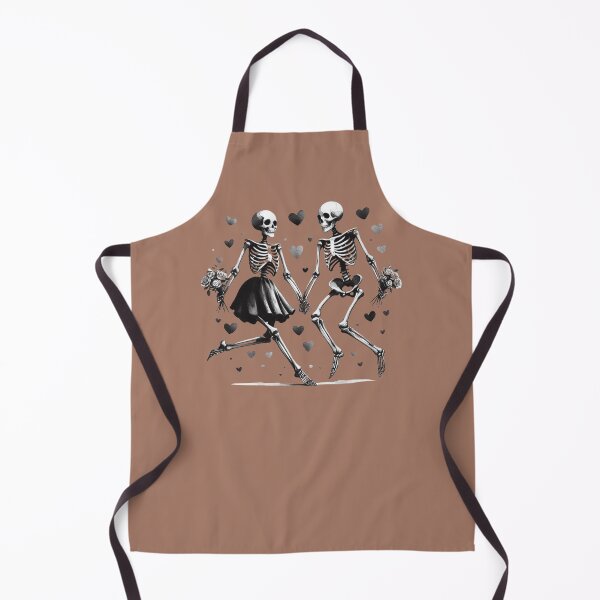 Item preview, Dancing Skeletons, Flower Willows, Mocha Mousse Background designed and sold by GaborSkeleton.