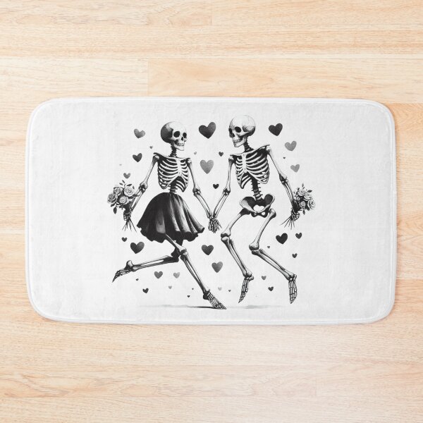 Item preview, Dancing Skeletons, Flower Willows, No / White Background designed and sold by GaborSkeleton.