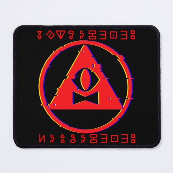Item preview, Glitched Bill Cipher Emblem designed and sold by TheGayPrometheus.