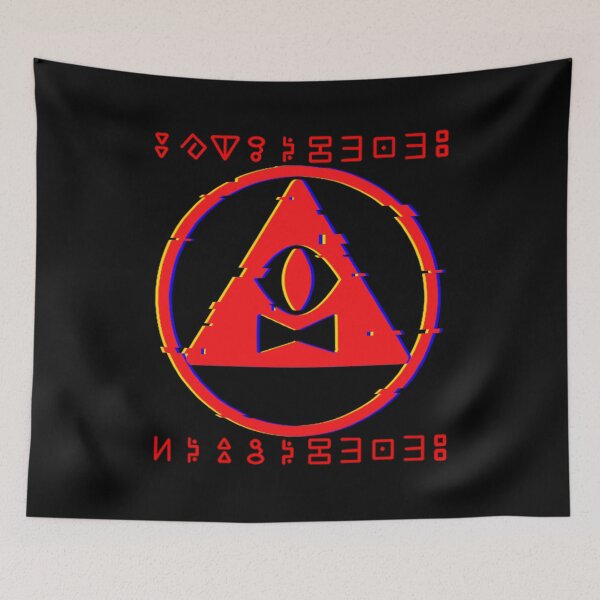 Item preview, Glitched Bill Cipher Emblem designed and sold by TheGayPrometheus.