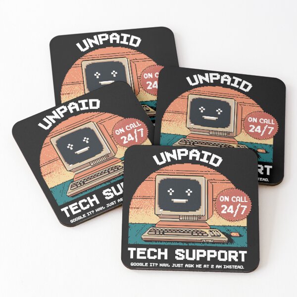 Item preview, Unpaid Tech Support designed and sold by OffensiveFun.
