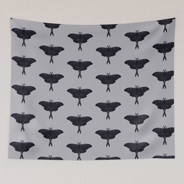 Item preview, Black Luna Moth designed and sold by Moth-Oak.