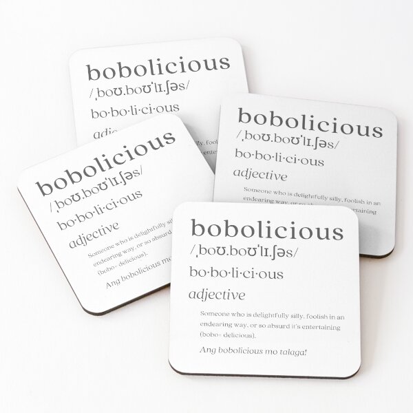 Artikelvorschau, Wörterbuch: bobolicious entworfen und verkauft von nature. electrified..