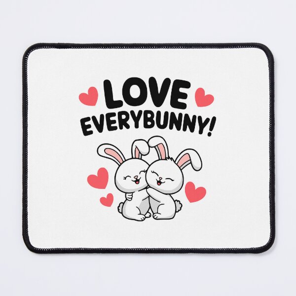 Item preview, Love Everybunny! Cute Funny Bunny Puns designed and sold by PMCreative.