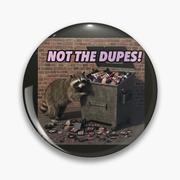 Item preview, Raccoon: disappointed in DUPES! designed and sold by zombiemama.