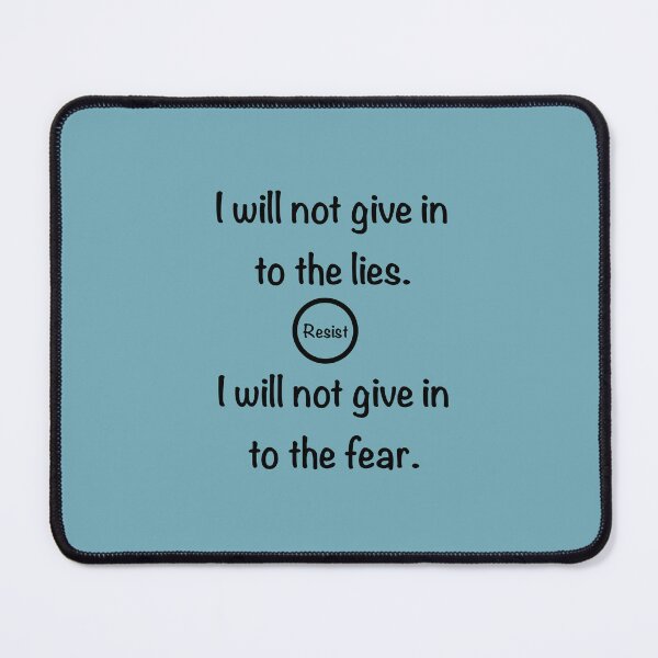 Item preview, Resist the lies and the fear designed and sold by Jane Domenech.