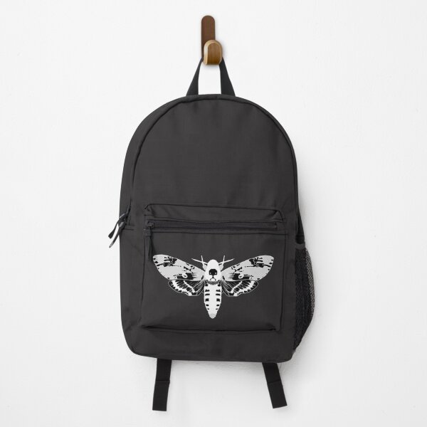 Item preview, Inverted Monochrome line art death hawk moth designed and sold by Moth-Oak.