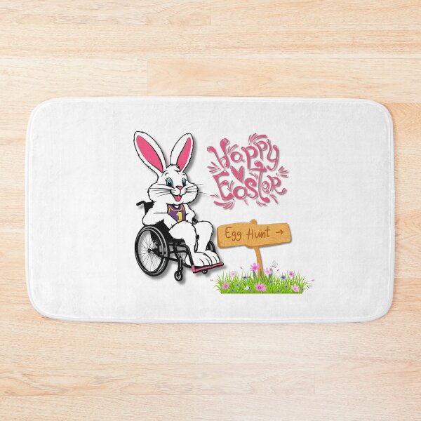 Item preview, Happy Easter Wheelchair Bunny – Inclusive Holiday Design designed and sold by It's Wheelie Cool.