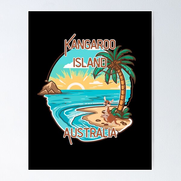 Item preview, Kangaroo Island, South Australia  designed and sold by PurrfectionMeow.